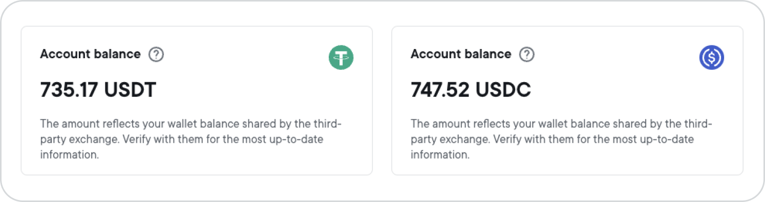 Funded payments account balance