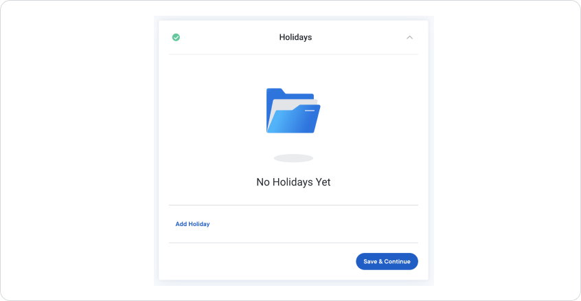 Holidays category