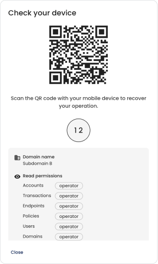 Authenticator signing intent update