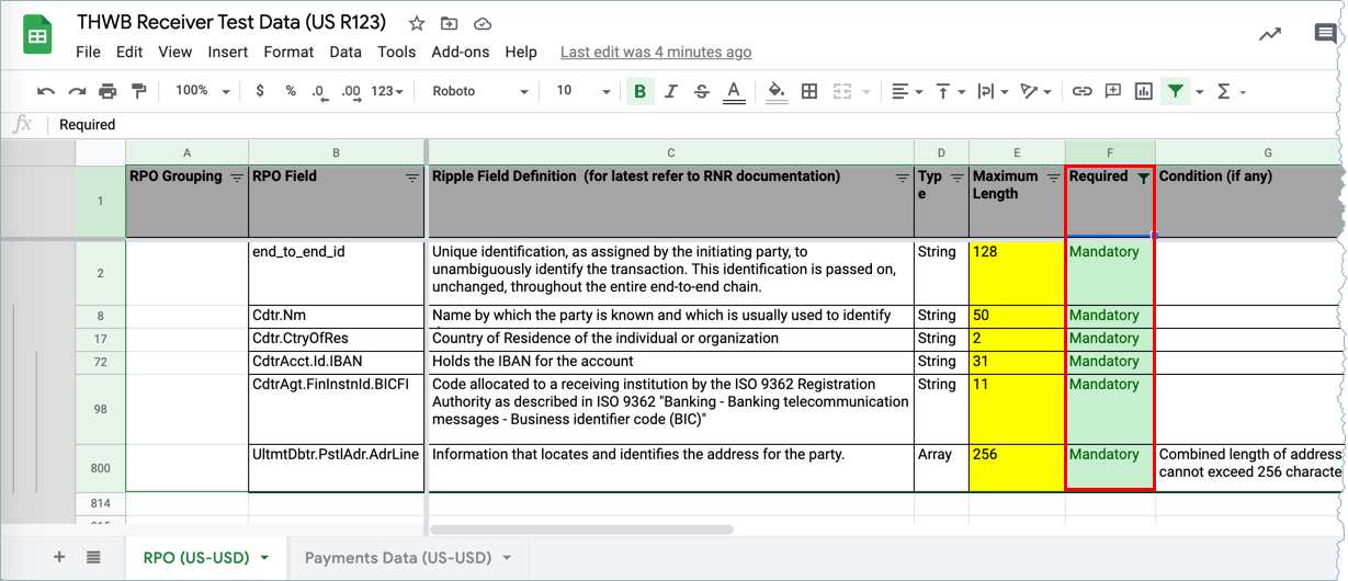 Active Test from Workbook