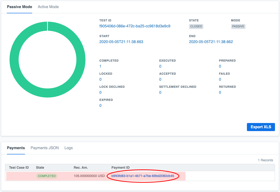 Single Payment History