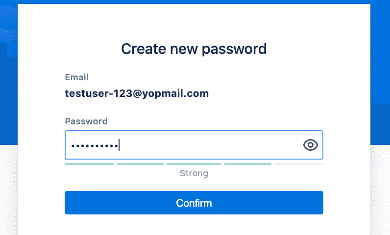 Create Password