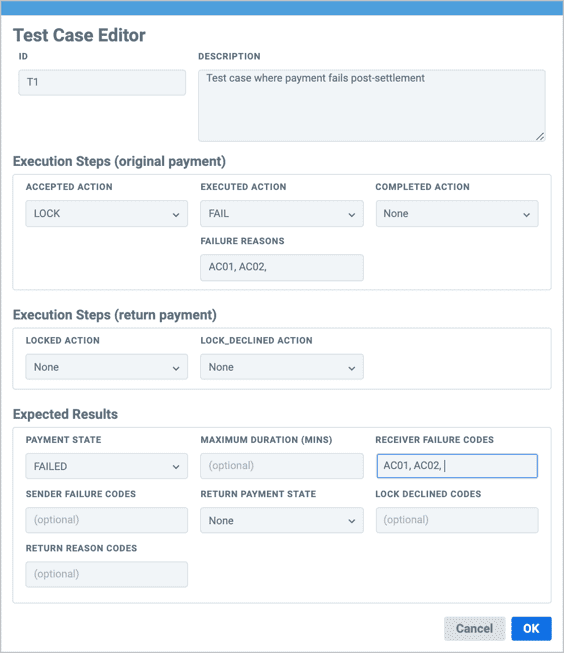 Test Case Editor