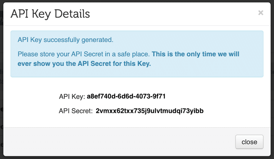 Independent Reserve API Key Details