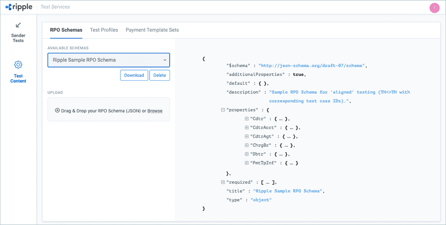 Ripple Sample RPO Schema