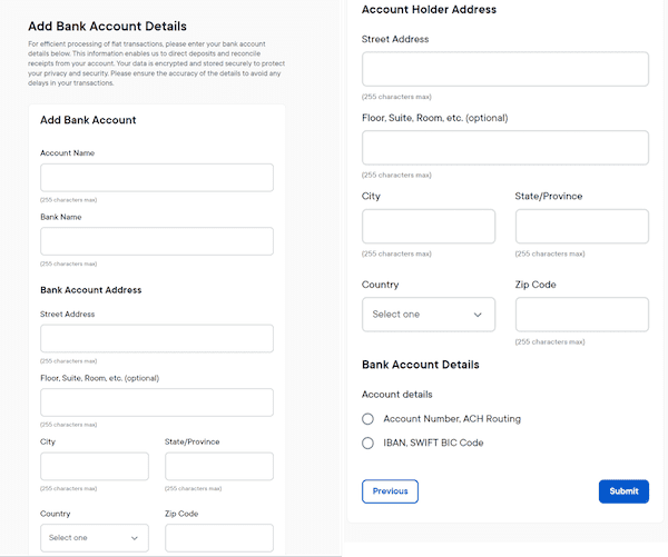 Account form